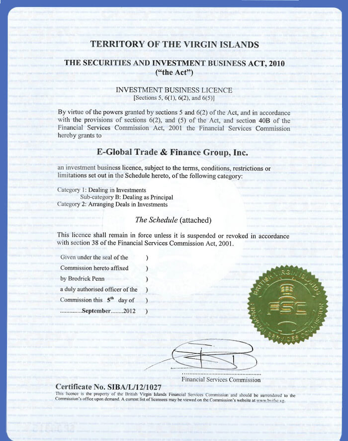License Certificate 2